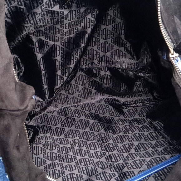 KURT GEIGER LONDON Oversized Denim Fabric Shopper - Picture 14 of 17